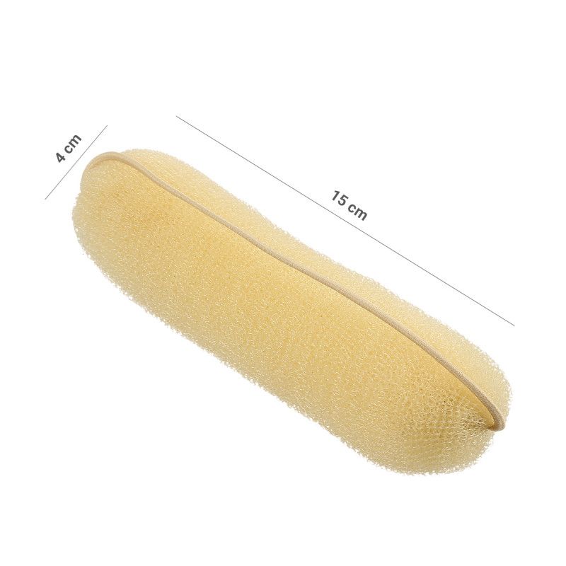 Burete pentru Coc cu Elastic Blond - Hair Bun Roll Blonde 150mm - Lussoni