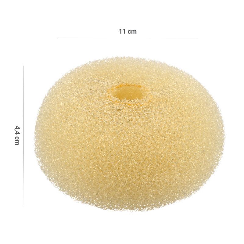 Burete pentru Coc Rotund Blond - Hair Bun Ring Blonde 110mm - Lussoni