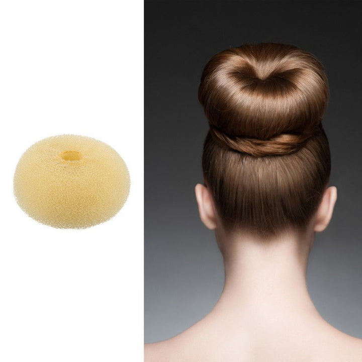 Burete pentru Coc Rotund Blond - Hair Bun Ring Blonde 110mm - Lussoni