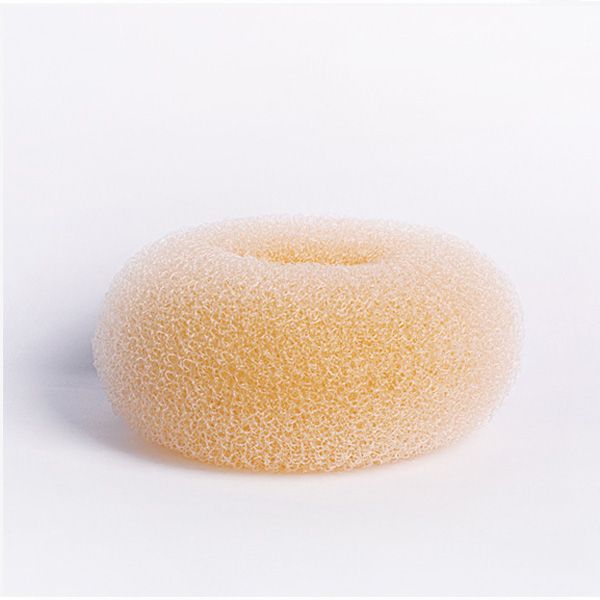 Burete pentru Coc Rotund Crem - Blonde Filling Hair Buns D11cm - Bifull - HNIcosmetice.ro