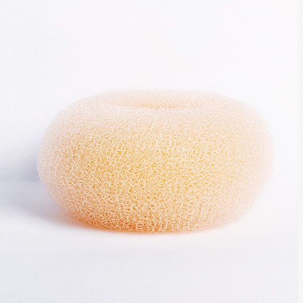 Burete pentru Coc Rotund Crem - Blonde Filling Hair Buns D12cm - Bifull - HNIcosmetice.ro