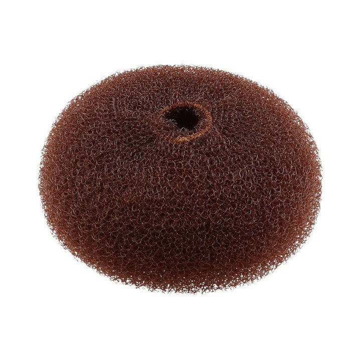 Burete pentru Coc Rotund Maro - Hair Bun Ring Brown 90mm - Lussoni