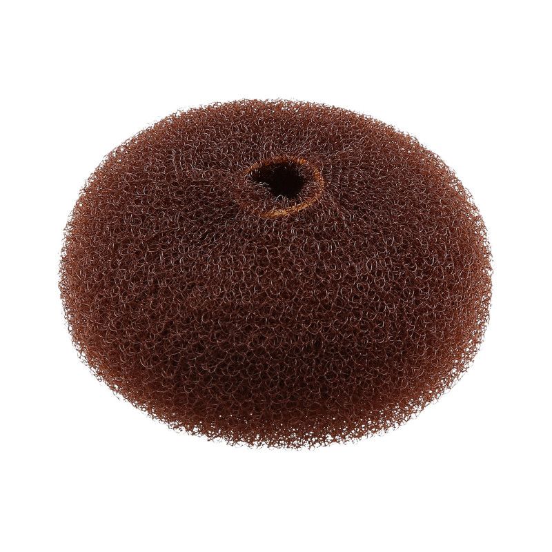 Burete pentru Coc Rotund Maro - Hair Bun Ring Brown 90mm - Lussoni - HNIcosmetice.ro