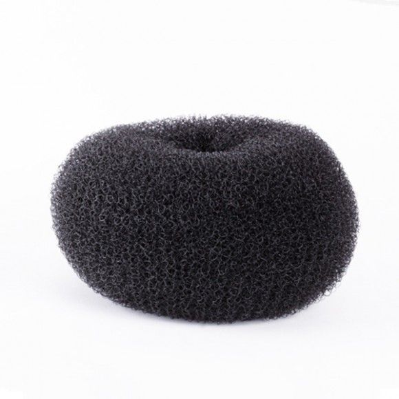 Burete pentru Coc Rotund Negru - Black Filling Hair Buns D12cm - Bifull