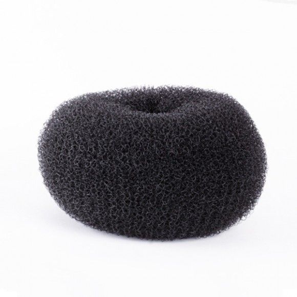 Burete pentru Coc Rotund Negru - Black Filling Hair Buns D12cm - Bifull - HNIcosmetice.ro
