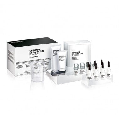 Kit 7 Tratamente Profesional Energizant pentru Barbati - For Men C-Plus Energy Professional Programme Kit - PRO Germaine de Capuccini