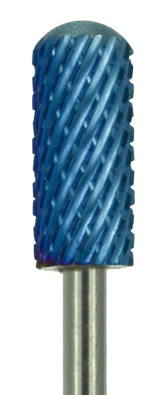 Cap pentru Freza de Unghii - Cilindru Safety Bit D5.5M din Tungsten Albastru AGD5.5MB1T - Ami Gel - HNIcosmetice.ro