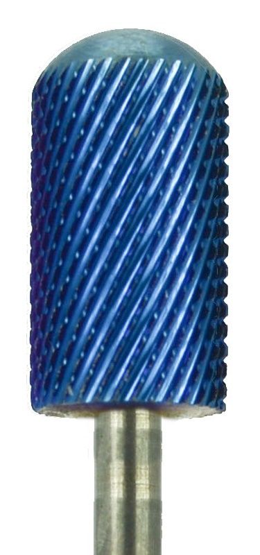 Cap Pentru Freza De Unghii - Cilindru Safety Bit D6.6M Din Tungsten Albastru AGD6.6MB1T - AMI GEL