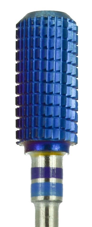 Cap pentru Freza de Unghii - Cilindru Safety Bit D6M din Tungsten Albastru AGD6MIB3T - Ami Gel - HNIcosmetice.ro