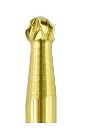 Cap pentru Freza de Unghii - Sfera D2M din Carbid Auriu ATD2MB1CG - Attractive - HNIcosmetice.ro