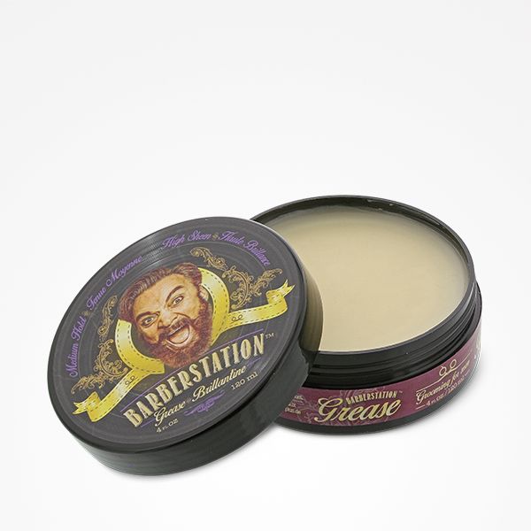 Ceara de Par Lucioasa pe Baza de Ulei - Grease Medium Fixation Oil Based Wax 120ml - Barberstation