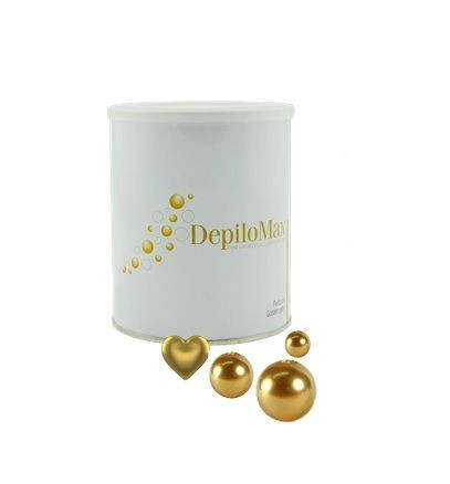 Ceara Epilatoare Liposolubila Cutie Metalica - Perlata Aurie - Golden Pearl 800ml - Dimax - HNIcosmetice.ro