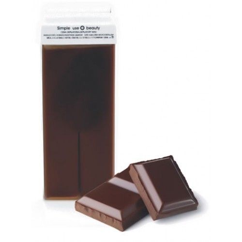 Ceara Epilatoare Liposolubila Roll On - Ciocolata - Formula Premium Chocolate 100ml - SIMPLE USE - HNIcosmetice.ro