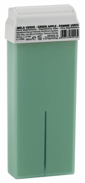 Ceara Epilatoare Liposolubila Roll On cu Mere Verzi - Depilatory Wax Green Apple 100ml - Dimax - HNIcosmetice.ro
