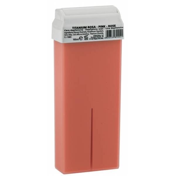 Ceara Epilatoare Liposolubila Roll On Roz - Depilatory Wax Pink Titanium 100ml - Dimax - HNIcosmetice.ro