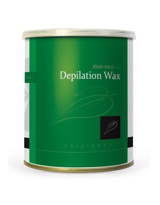 Ceara Epilatoare Traditionala Cutie Metalica Verde - Chlorofila - Premium Green 800ml - SIMPLE USE - HNIcosmetice.ro