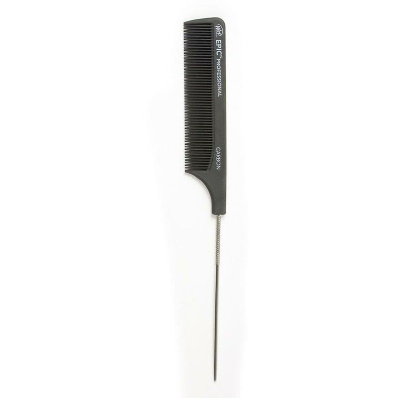 Pieptene din Carbon pentru Coafura cu Coada de Metal - Carbon Comb - Epic