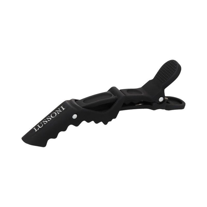 Clame de Par cu Model Dragon - Croc Clips Matte Black 6 Buc - Lussoni