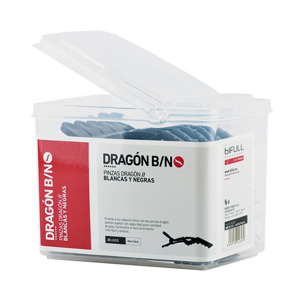 Clame de Par cu Model Dragon - Dragon Black and White 11.5cm 25 Buc - Bifull