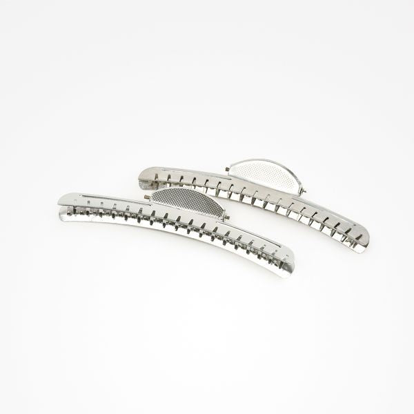 Clame de Par din Aluminiu pentru Valuri - Hair Clips For Fingers Waves 13cm 6 Buc - Bifull - HNIcosmetice.ro