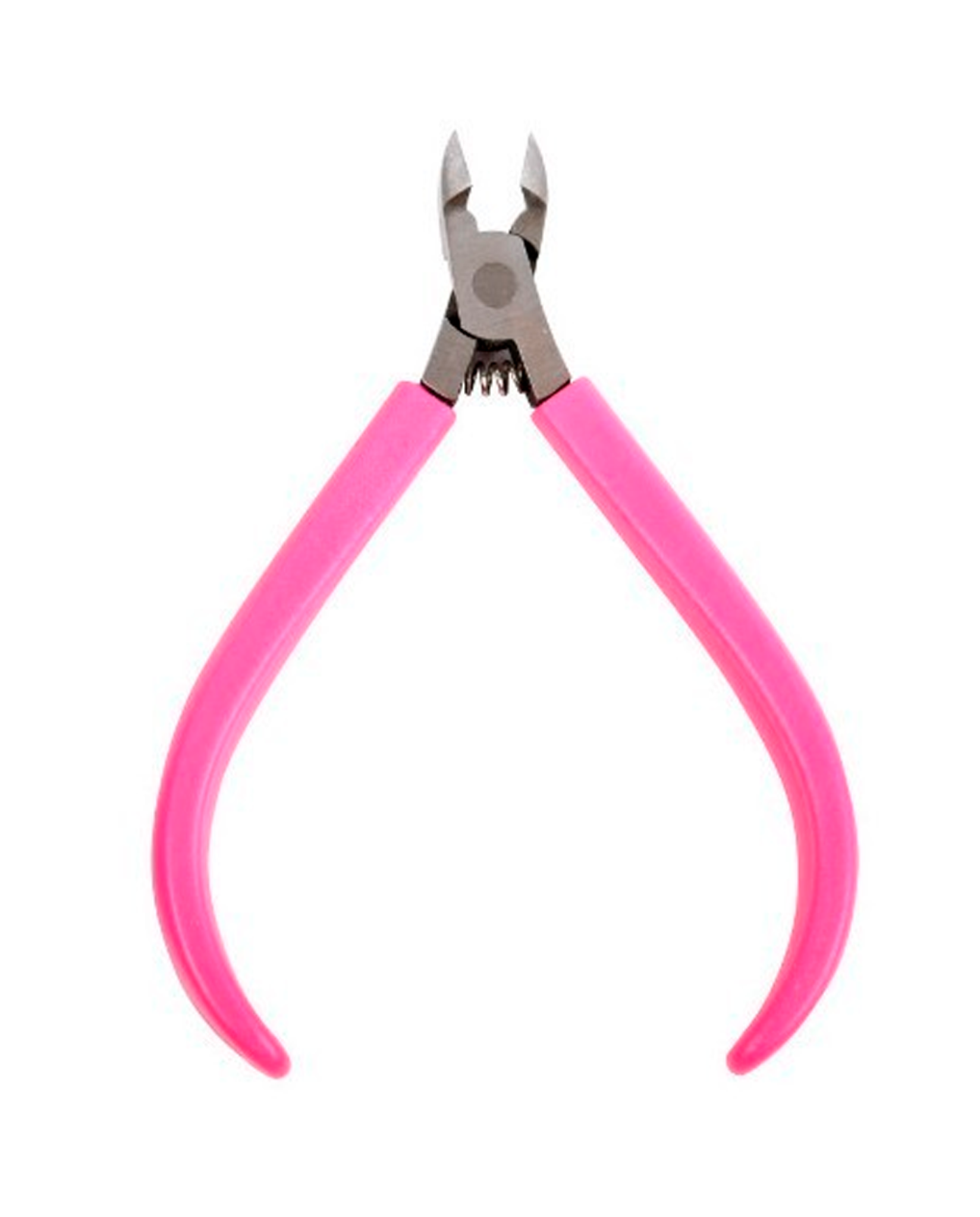 cleste de unghii cu manere roz in forma ergonomica