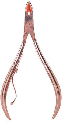 Cleste Pentru Cuticule Roz Gold 10,2 Cm - Bifull - HNIcosmetice.ro