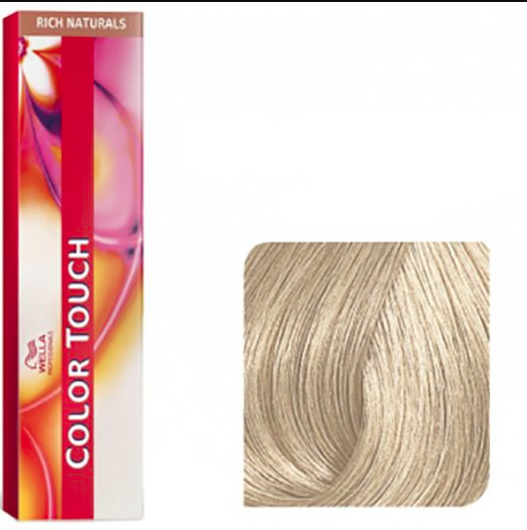 Vopsea de Par 10/1 Semi-Permanenta Fara Amoniac - Rich Naturals Colour Touch Blond Luminos Cenusiu 60ml - Wella