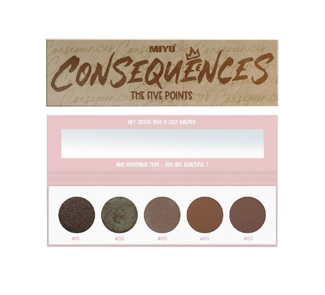 Consequences Paleta Fard Pleoape Five Points Nr.15 - MIYO