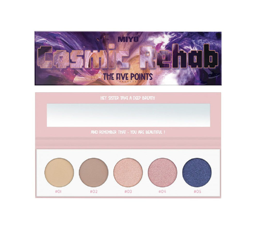 Cosmic Rehab Paleta Fard Pleoape Five Points Nr.20 - MIYO