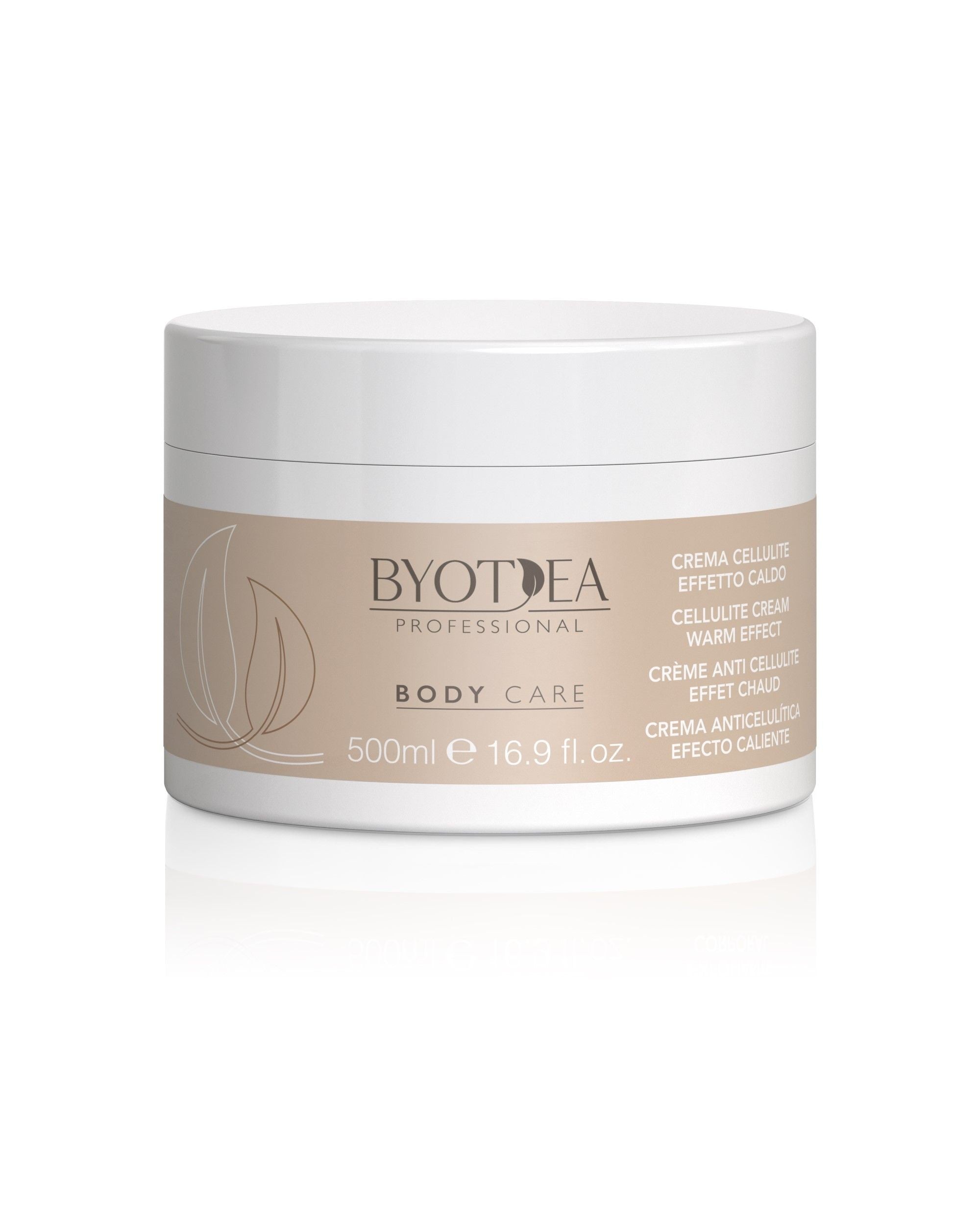 Crema Anticelulita Temoactiva pentru Corp - Body Care Cellulite Cream Warm Effect 500ml - Byotea - HNIcosmetice.ro