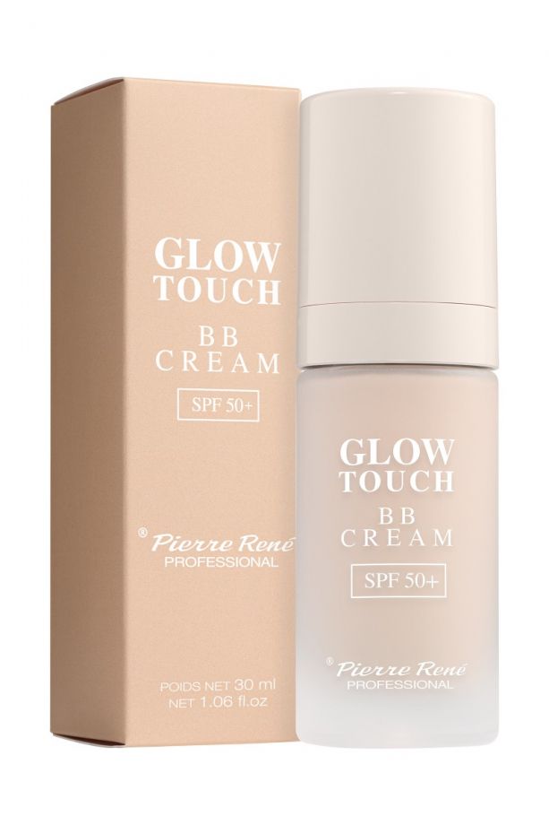 Crema BB cu Protectie Solara SPF50+ - Glow Touch BB Cream SPF50+ Porcelain Nr. 00 - Pierre Rene