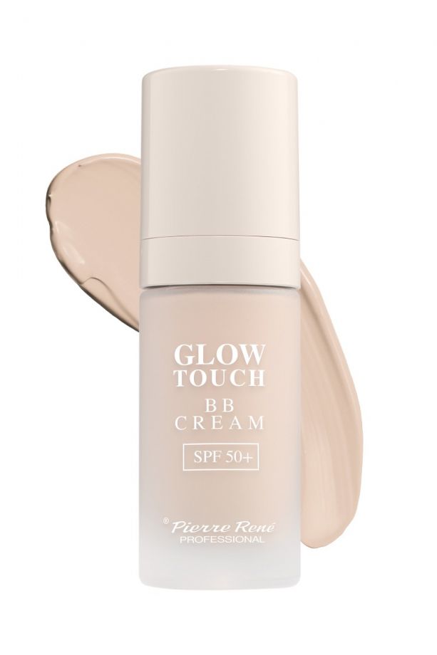 Crema BB cu Protectie Solara SPF50+ - Glow Touch BB Cream SPF50+ Porcelain Nr. 00 - Pierre Rene - HNIcosmetice.ro