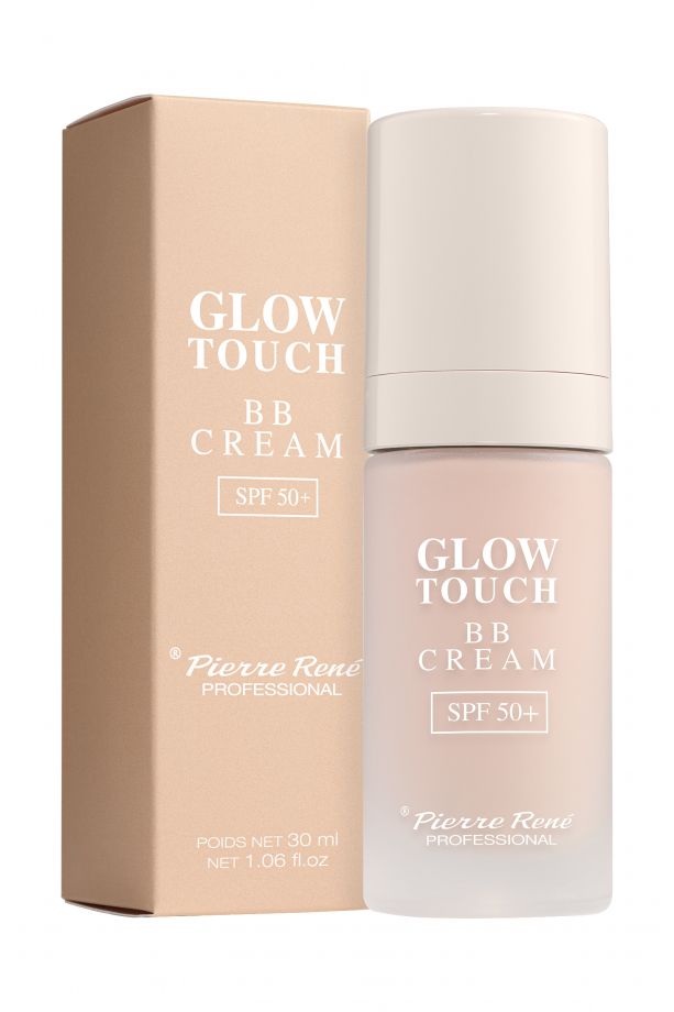 Crema BB cu Protectie Solara SPF50+ - Glow Touch BB Cream SPF50+ Light Nr. 01   30ml- Pierre Rene - HNIcosmetice.ro