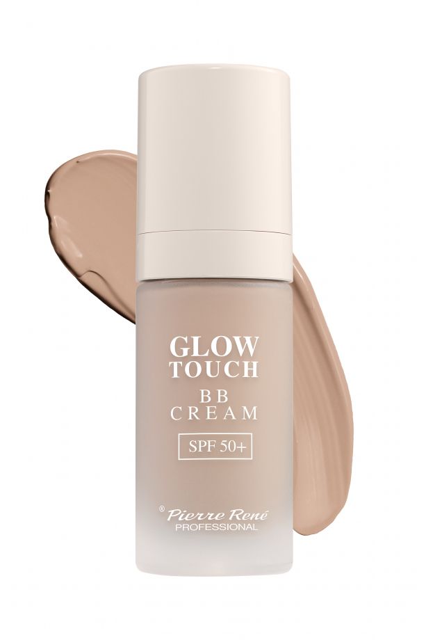 Crema BB cu Protectie Solara SPF50+ - Glow Touch BB Cream SPF50+ Natural Nr. 02  30ml  - Pierre Rene - HNIcosmetice.ro