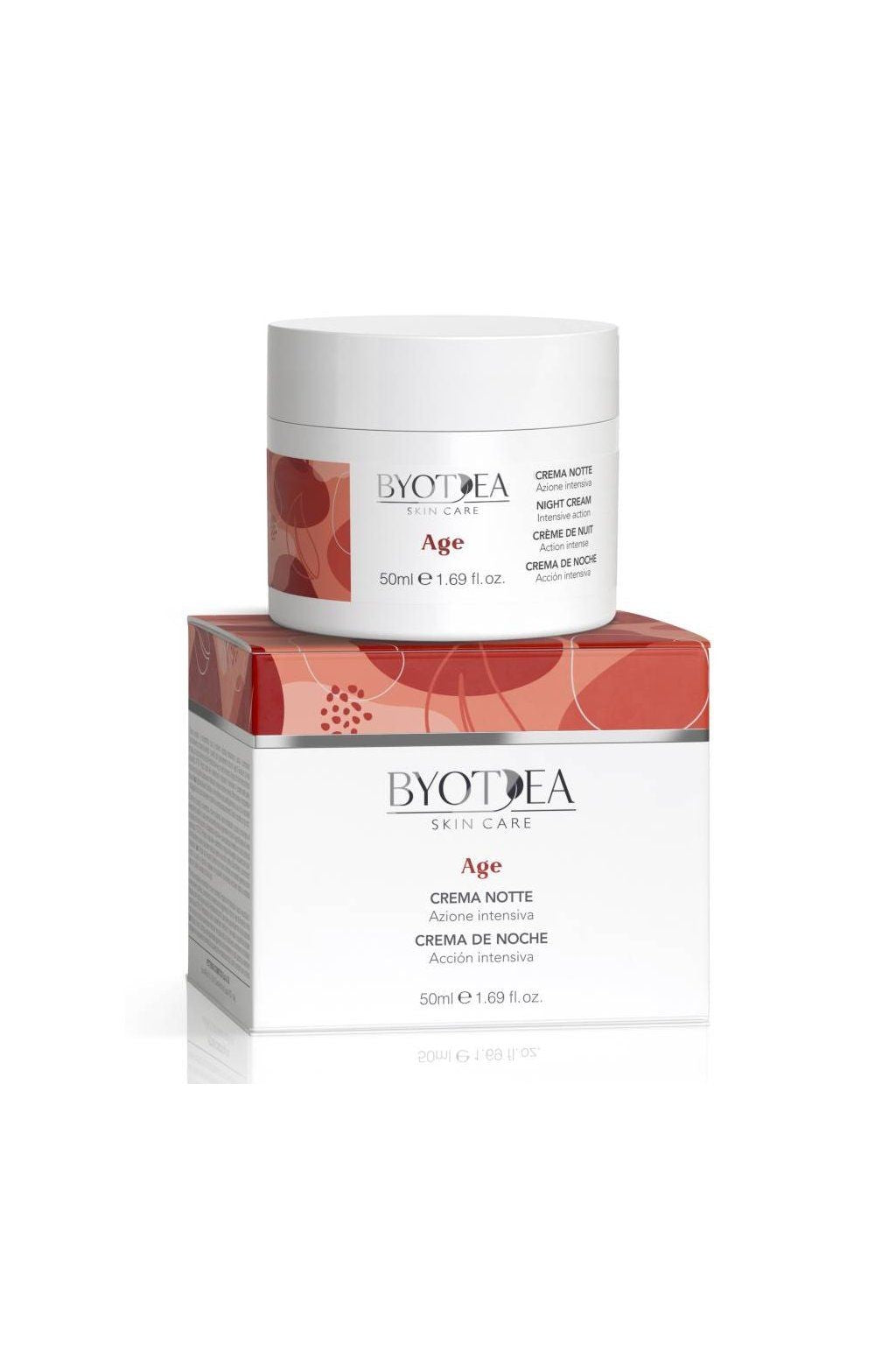 Crema de Noapte Anti-Imbatranire cu Actiune Intensiva pentru Fata - Age Night Cream Intensive Action 50ml - Byotea - HNIcosmetice.ro