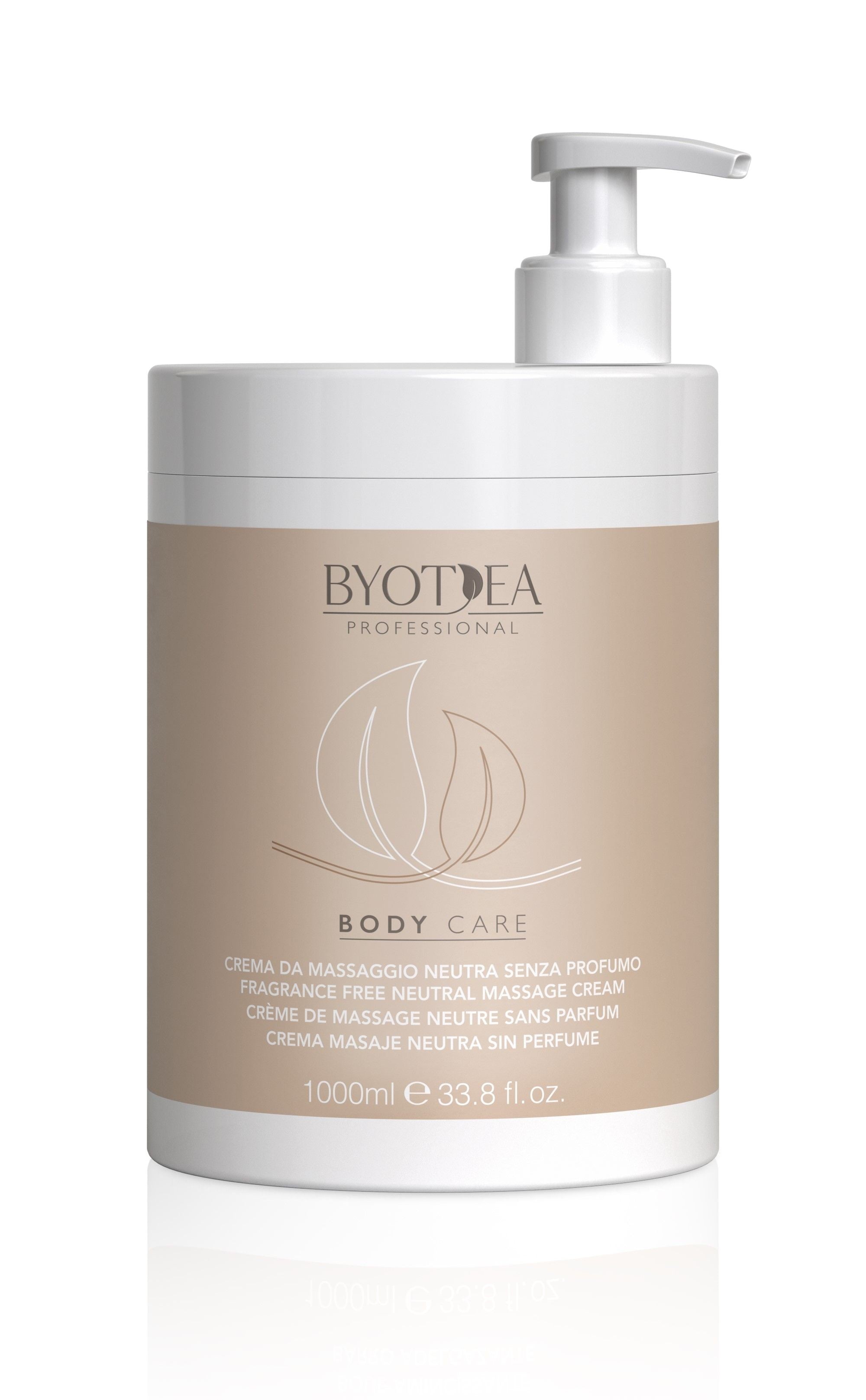 Crema pentru Masaj Corporal Neutra Fara Miros - Body Care Fragrance Free Neutral Massage Cream 1000ml - Byotea - HNIcosmetice.ro