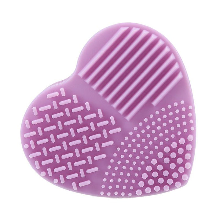 Dispozitiv pentru Curatarea Pensulelor de Machiaj - Make-Up Brush Cleaner Purple - Ilu