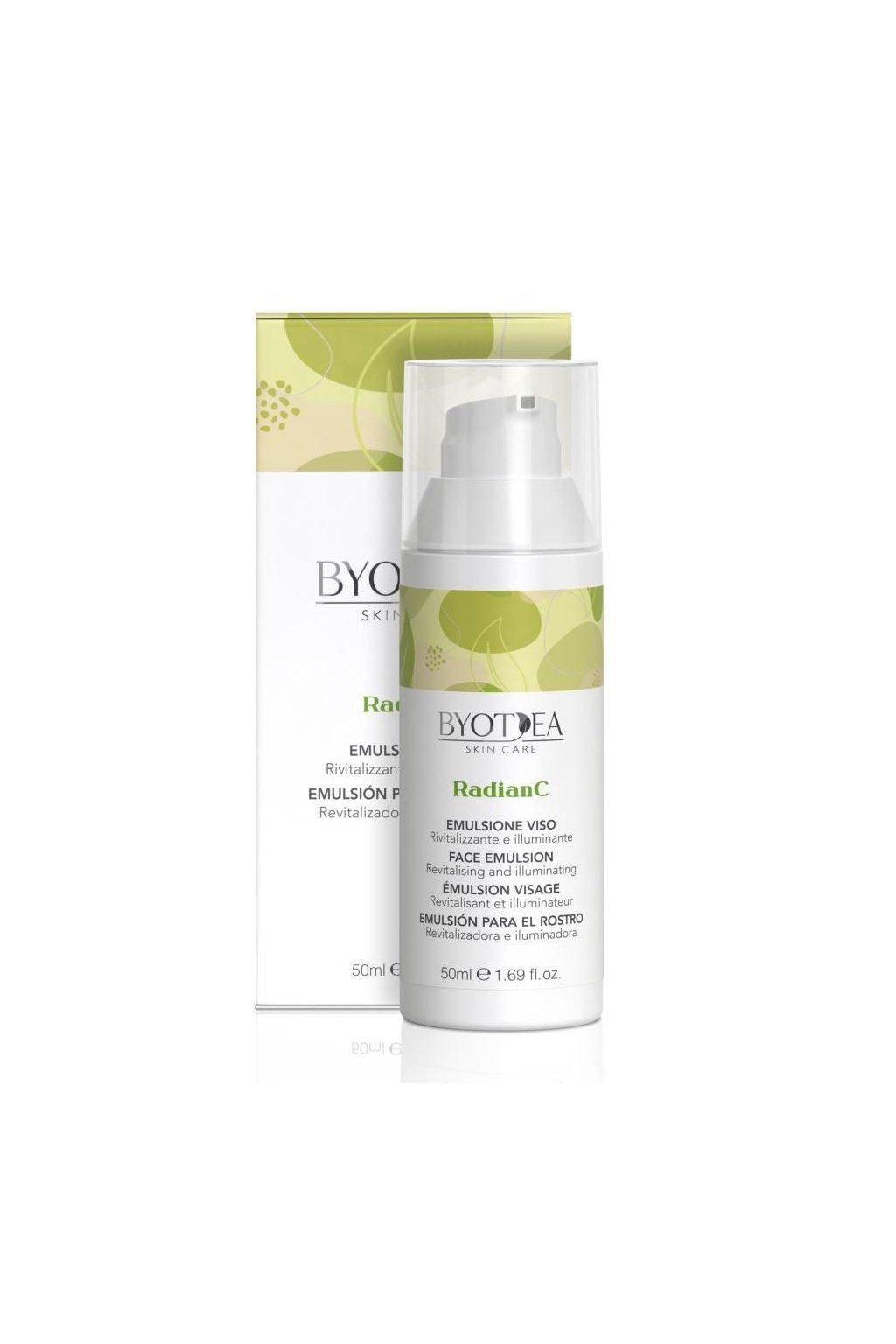 Emulsie Revitalizanta si Iluminanta pentru Fata - RadianC Face Emulsion Revitalising and Illuminating 50ml - Byotea - HNIcosmetice.ro