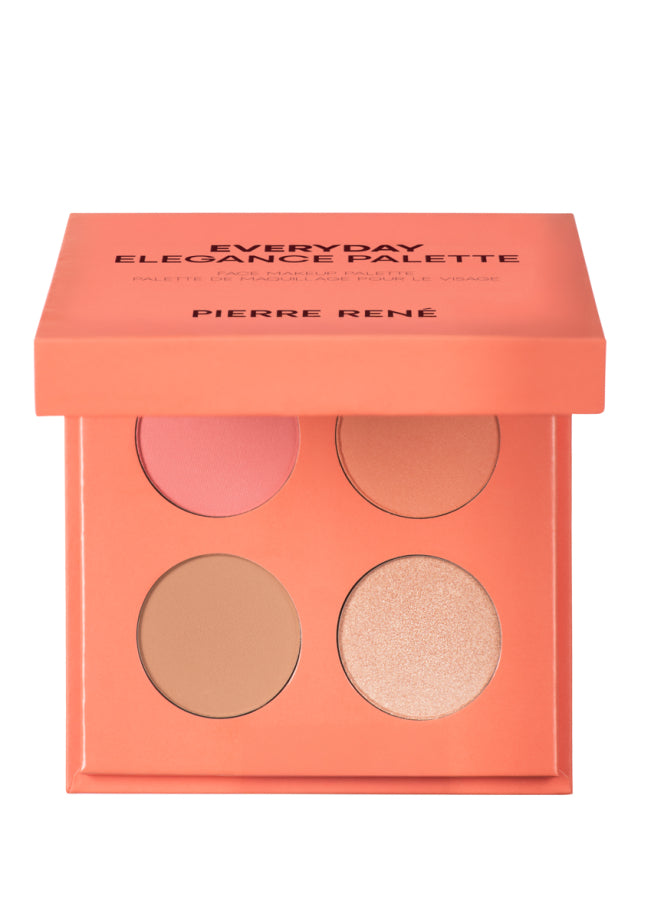 Paleta Fard de Obraz - Everyday Elegance Palette Coral 4x2,5gr - Pierre Rene