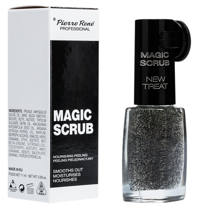 Exfoliant Pentru Cuticule Cu Particule Magnetice - Magic Scrub 11ml - PIERRE RENE - HNIcosmetice.ro