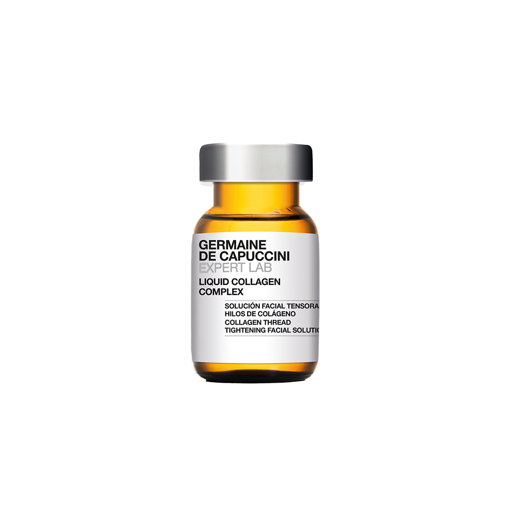 Tratament Facial Lifting cu Fire de Colagen - Expert Lab Liquid Collagen Complex Tightening Facial Solution 5x5ml - PRO Germaine de Capuccini