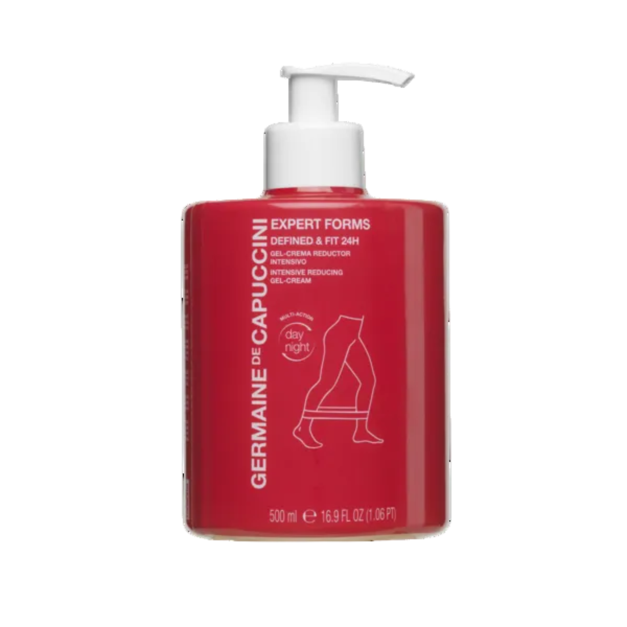 Gel-crema Intensiva Anticelulitica cu Actiune Zi si Noapte - Expert Forms Defined&Fit 24H Intensive Reducing Gel-Cream 500ml - PP Germaine de Capuccini