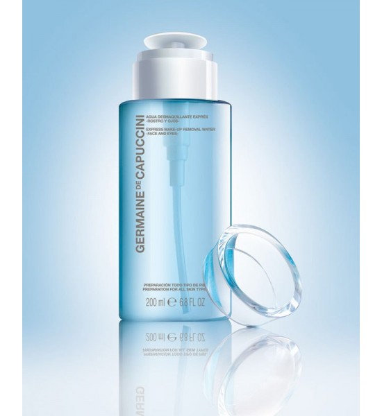 Apa Demachianta pentru Fata si Ochi - Options Line Express Makeup Removal Water Face and Eyes 200ml - PP Germaine de Capuccini