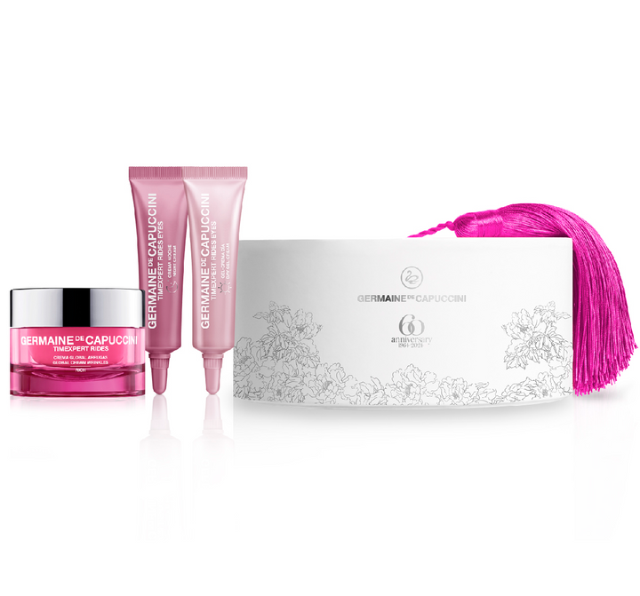 Set Antirid Fata si Ochi - Timexpert Rides Global Cream Wrinkles Rich 50ml + Eye Contour Global Treatment 2x10ml Set - PP Germaine de Capuccini