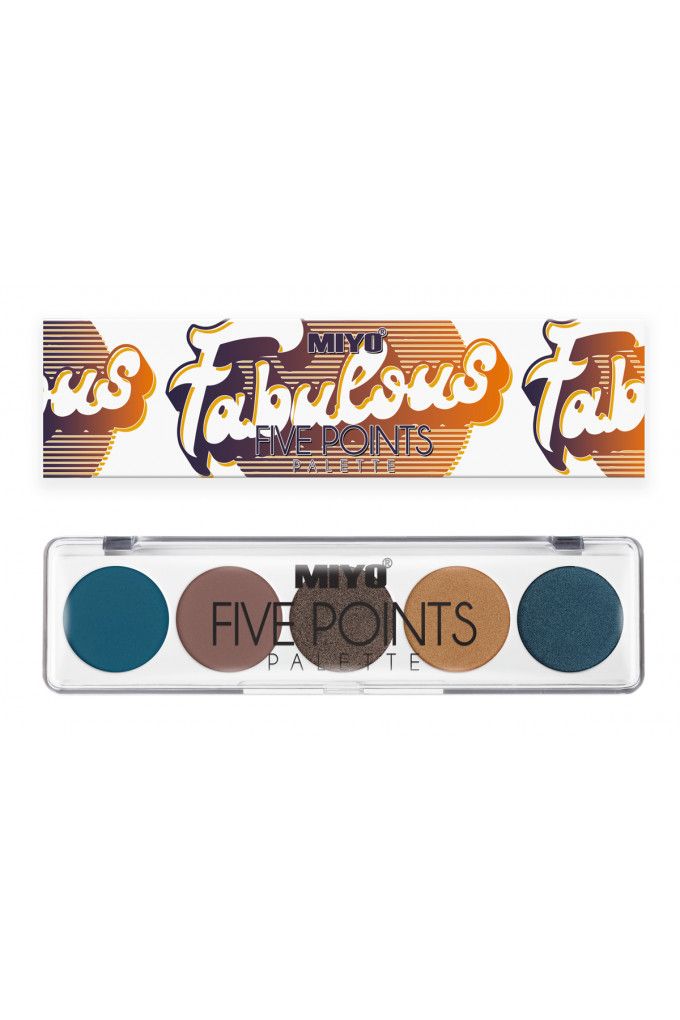 Fabulous Paleta Fard Pleoape Five Points Nr.25 - MIYO