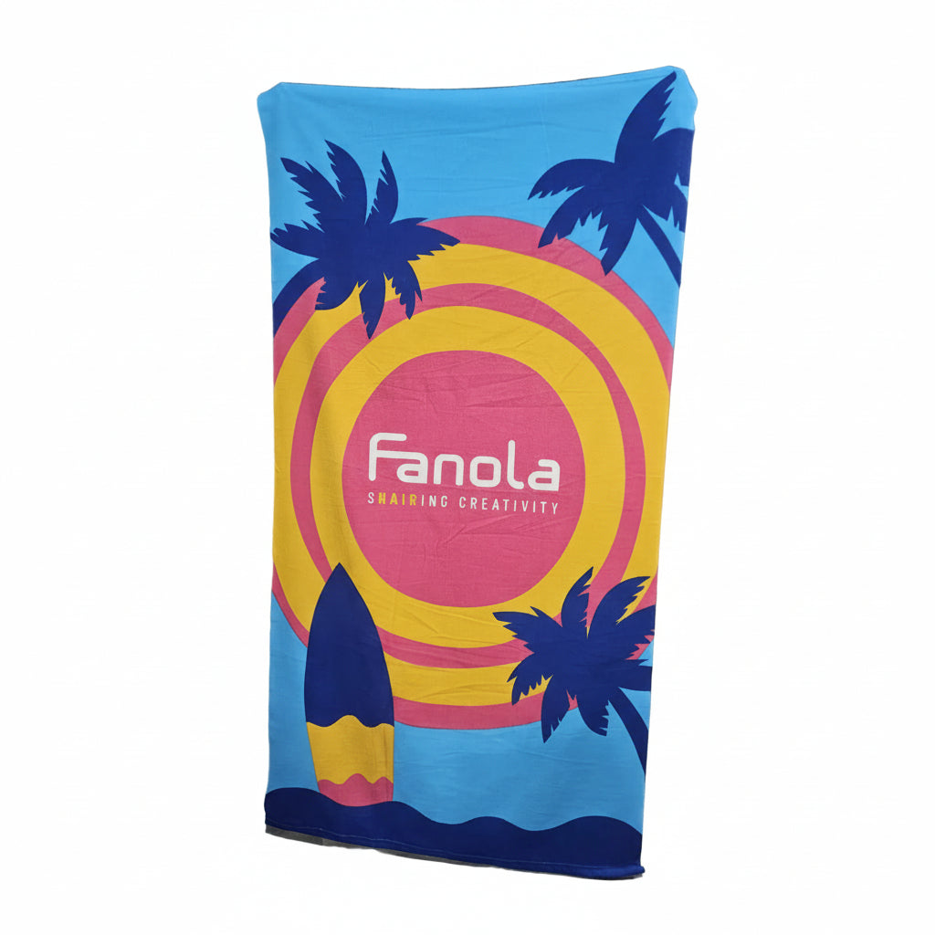 Prosop de Plaja Multicolor- FanBeach Sun Towel 90cm/170cm - Fanola