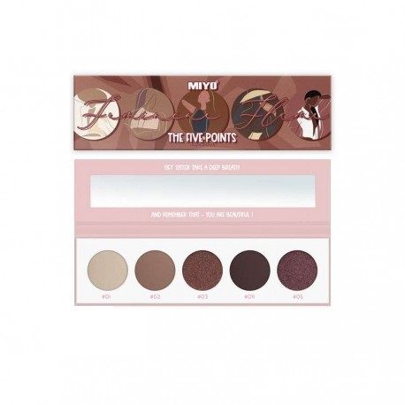 Feminine Flame Paleta Fard Pleoape Five Points Nr.11 - MIYO