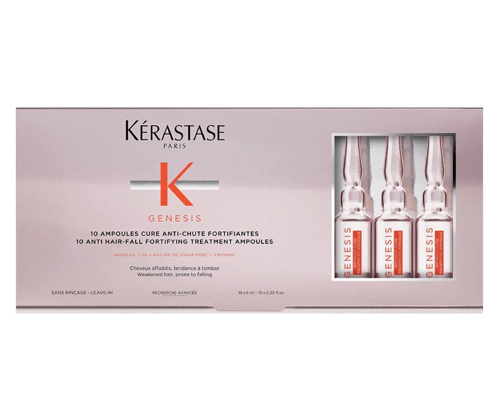Fiole Tratament Impotriva Caderii Parului - Genesis Cure Anti-Chute 10x6ml - Kerastase - HNIcosmetice.ro