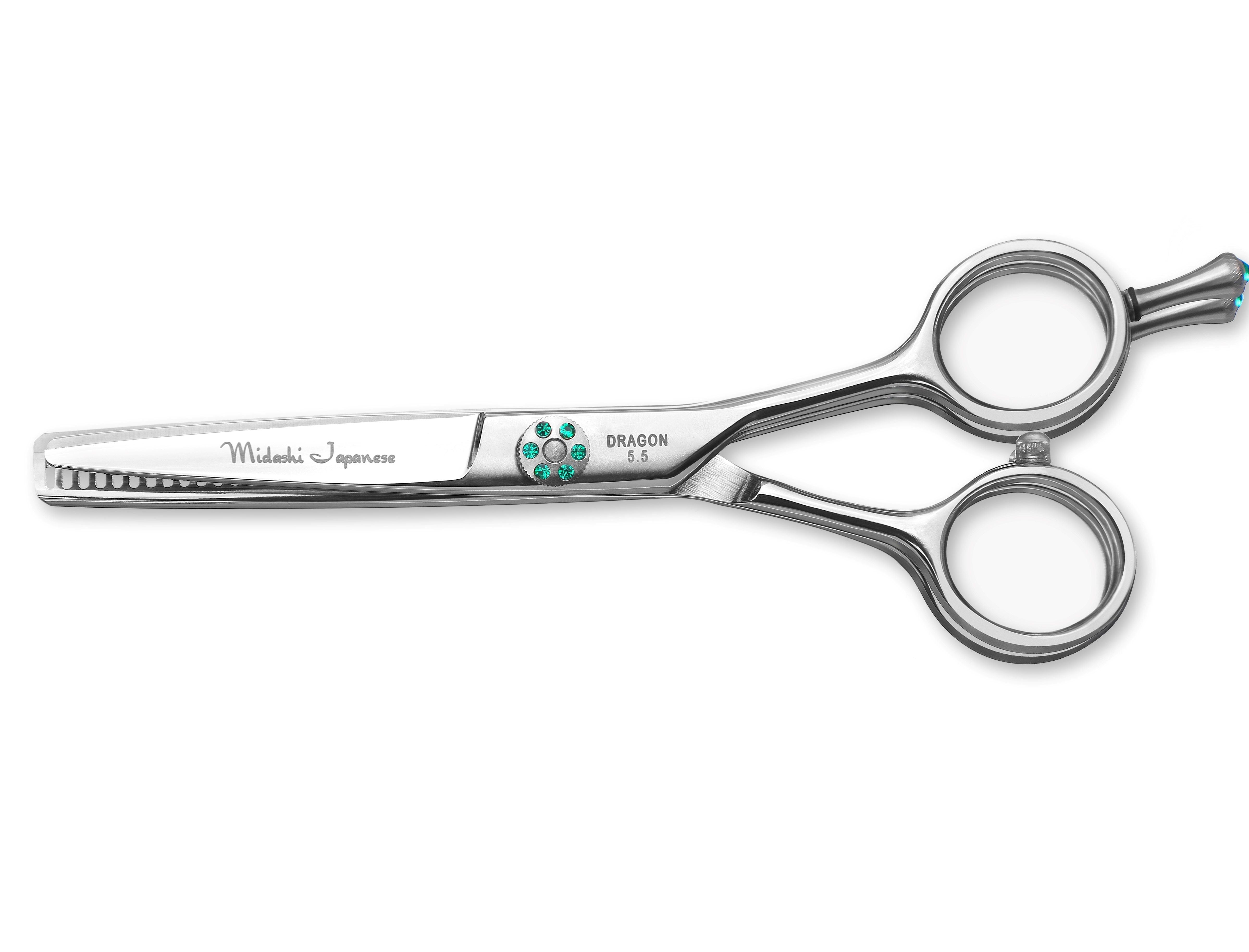 Foarfeca Duo pentru Tuns si Filat - Dragon 5.5 Inch - 14cm - Midashi Japanese - HNIcosmetice.ro