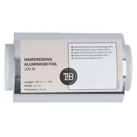 Folie pentru Suvite din Aluminiu 200m - Hairdressing Aluminium Foil - Lussoni